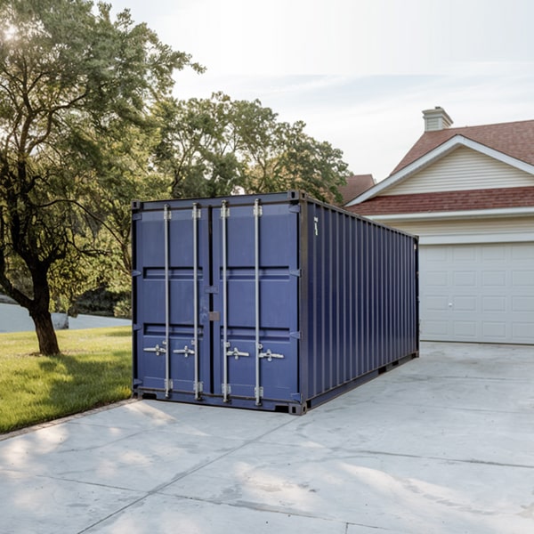 we have climate-controlled options available for our residential storage containers